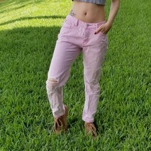 Pink Jean Pants